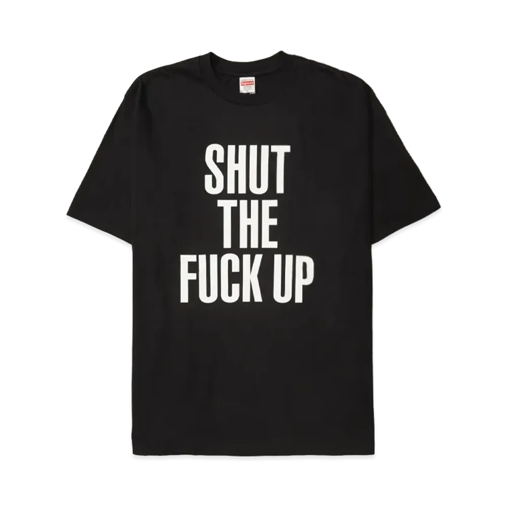 Supreme x Number (N)ine Shut Up Tee "Black"