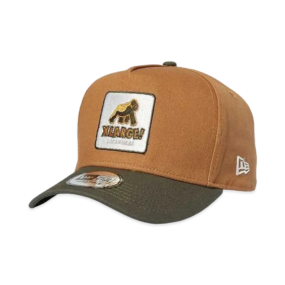 XLARGE x NEW ERA WALKING APE SNAPBACK CAP "Beige"