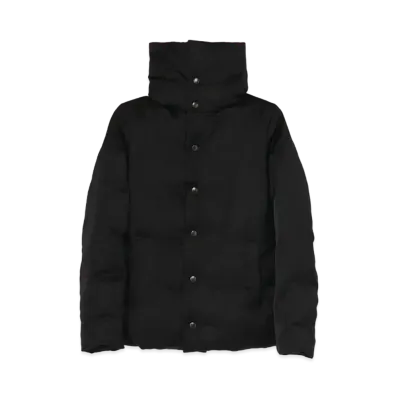 Yohji Yamamoto TWILL DOWN COAT "Black"
