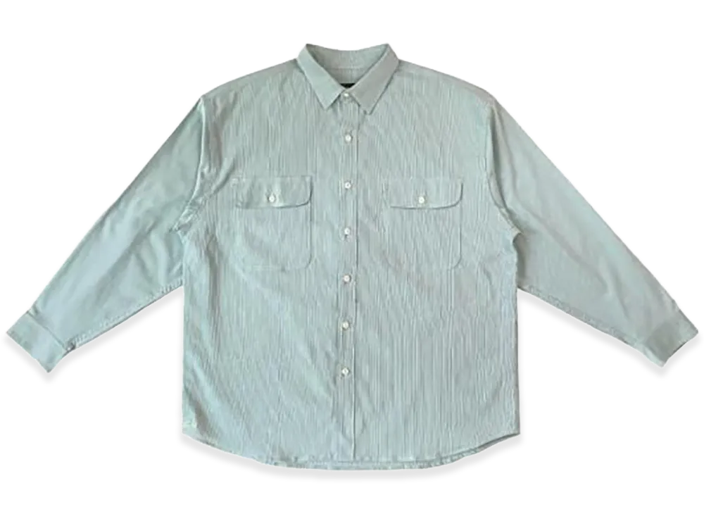 STABRIDGE Coolmax Big Shirts "Green Seersucker"