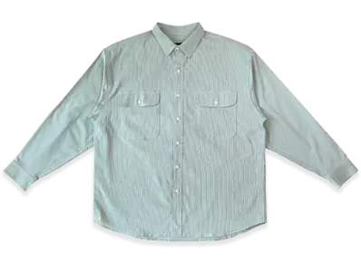 STABRIDGE Coolmax Big Shirts "Green Seersucker"