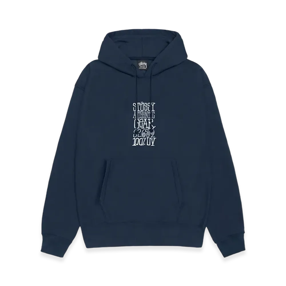 Stussy Authentic Gear Hoodie "Navy"