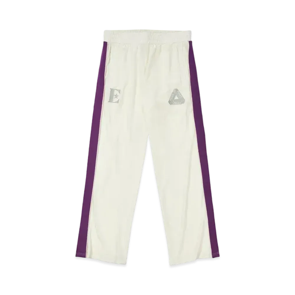 PALACE ELTON JOHN VELOUR TRACK BOTTOMS "White"