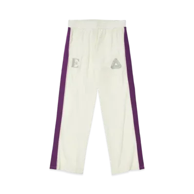 PALACE ELTON JOHN VELOUR TRACK BOTTOMS "White"