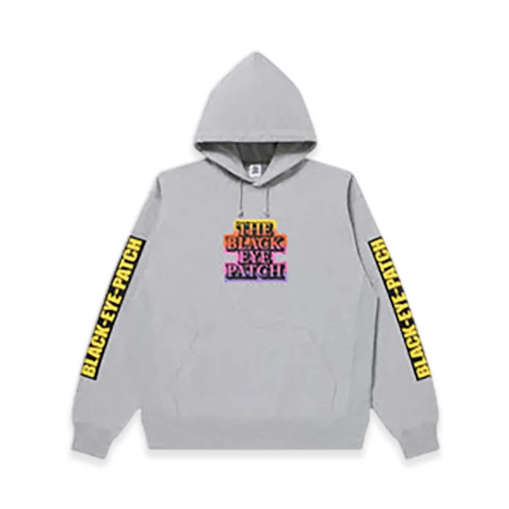 BlackEyePatch Gradient OG Label Hoodie "Heather Gray"
