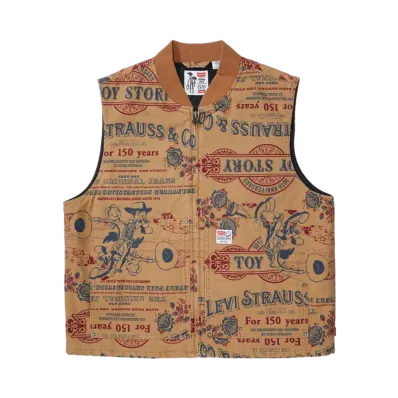 Levi's x Toy Story AOP Vest "Beige"