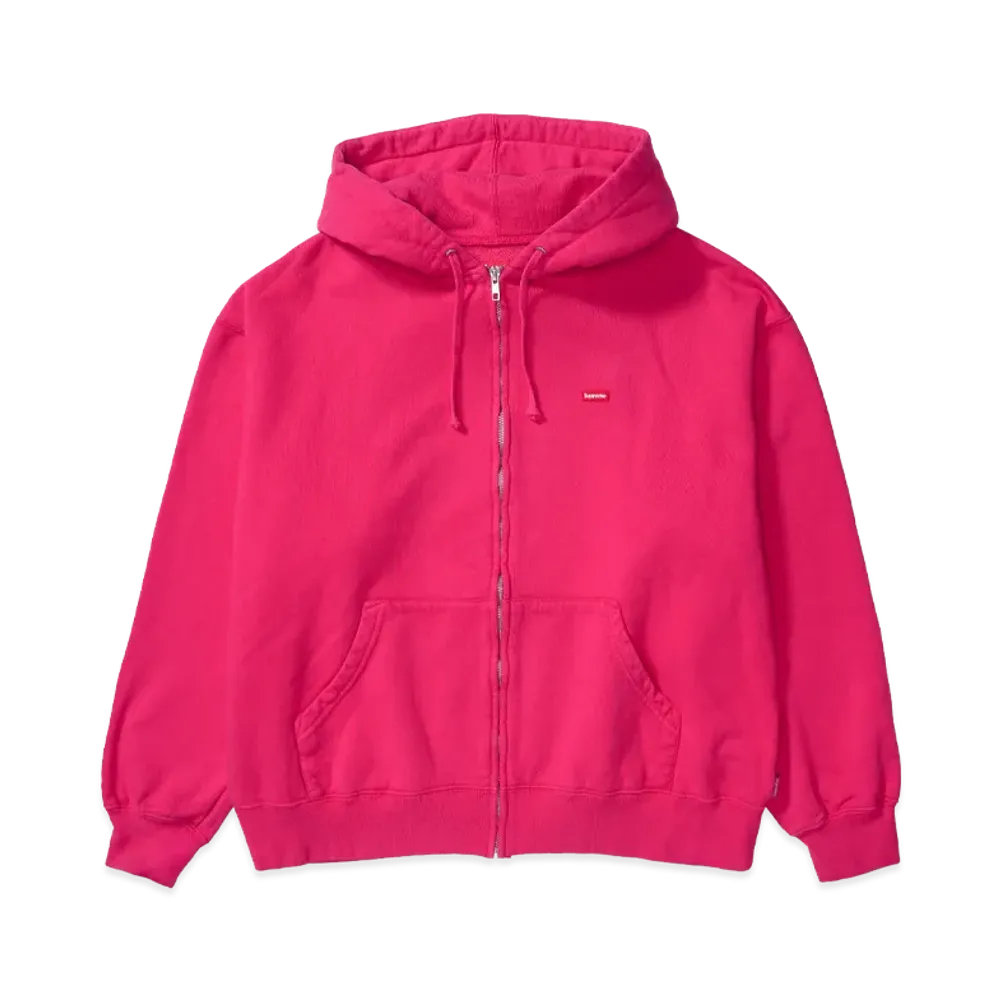 Supreme Small Box Zip Up Hooded Sweatshirt (25FW) "Plum"