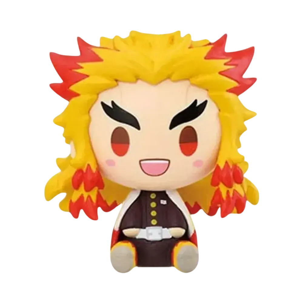 BANDAI "Ichiban Kuji" -Demon Slayer: Kimetsu no Yaiba ~Connected Trajectories~- E Prize Chokonokko Tyuugou Figure Kyoujuro Rengoku
