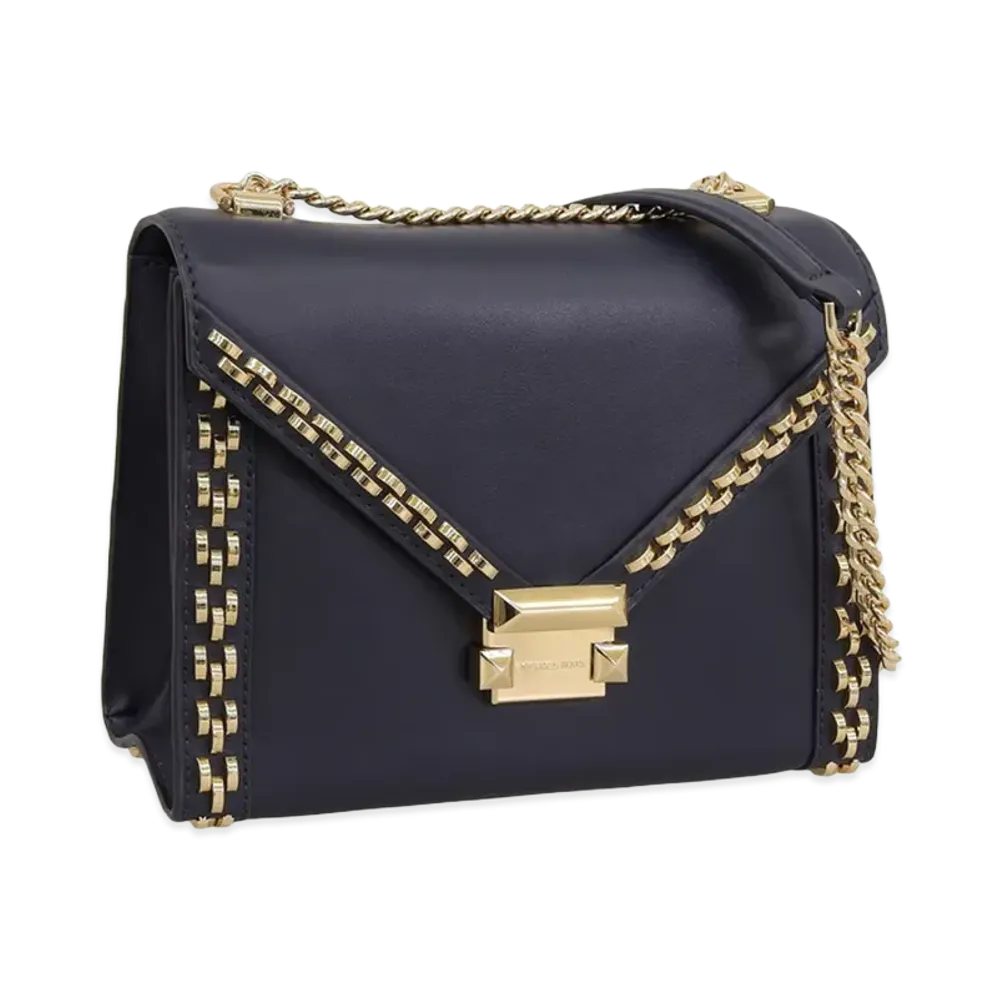 MICHAEL KORS Women's Whitney LG Shoulder "Navy"