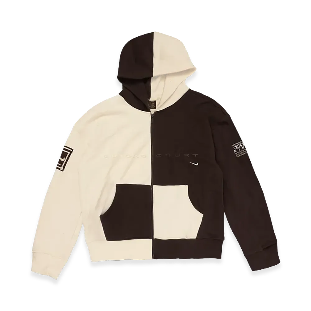 Travis Scott Cactus Jack x Nike Cactus Court Split Zip Hoodie "Beige/Brown"