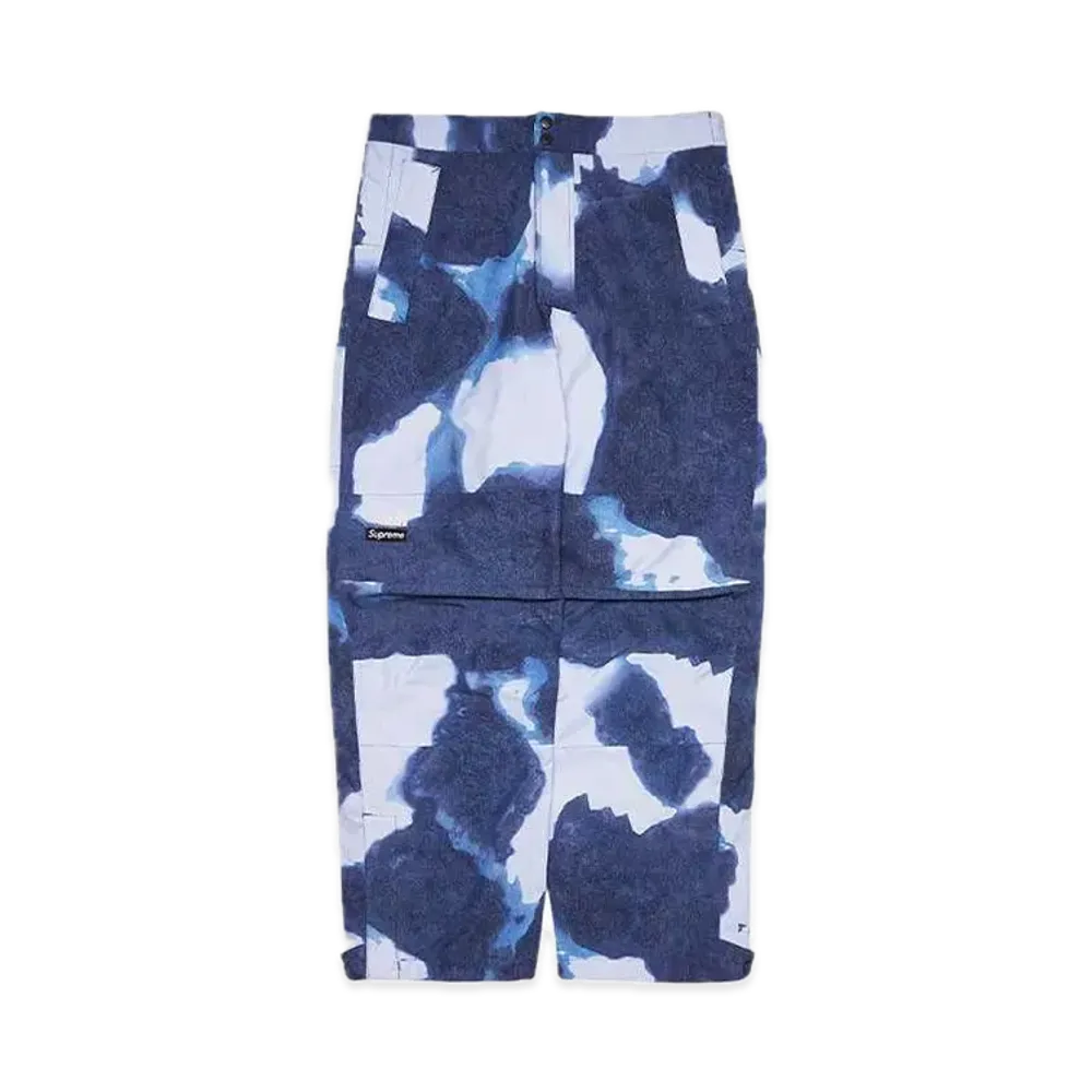 Supreme x The North Face Bleached Denim Print Mountain Pant "Indigo"