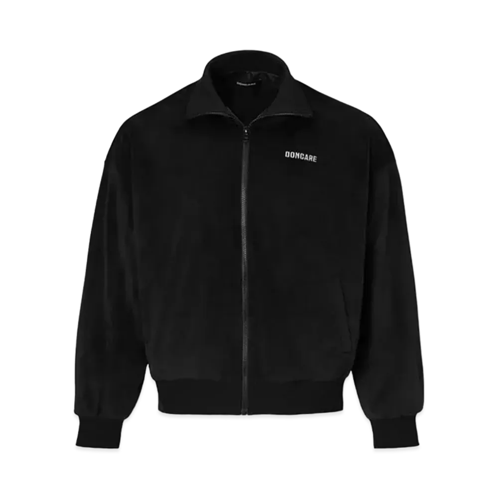 DONCARE Polyester Velour Jacket "Black"