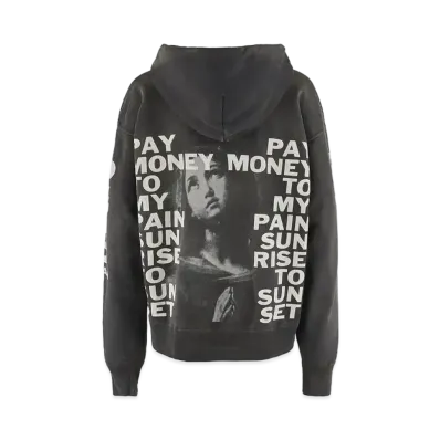 SAINT Mxxxxxx x Pay Money To My Pain 24SS Hoodie Brnd Money "Black"