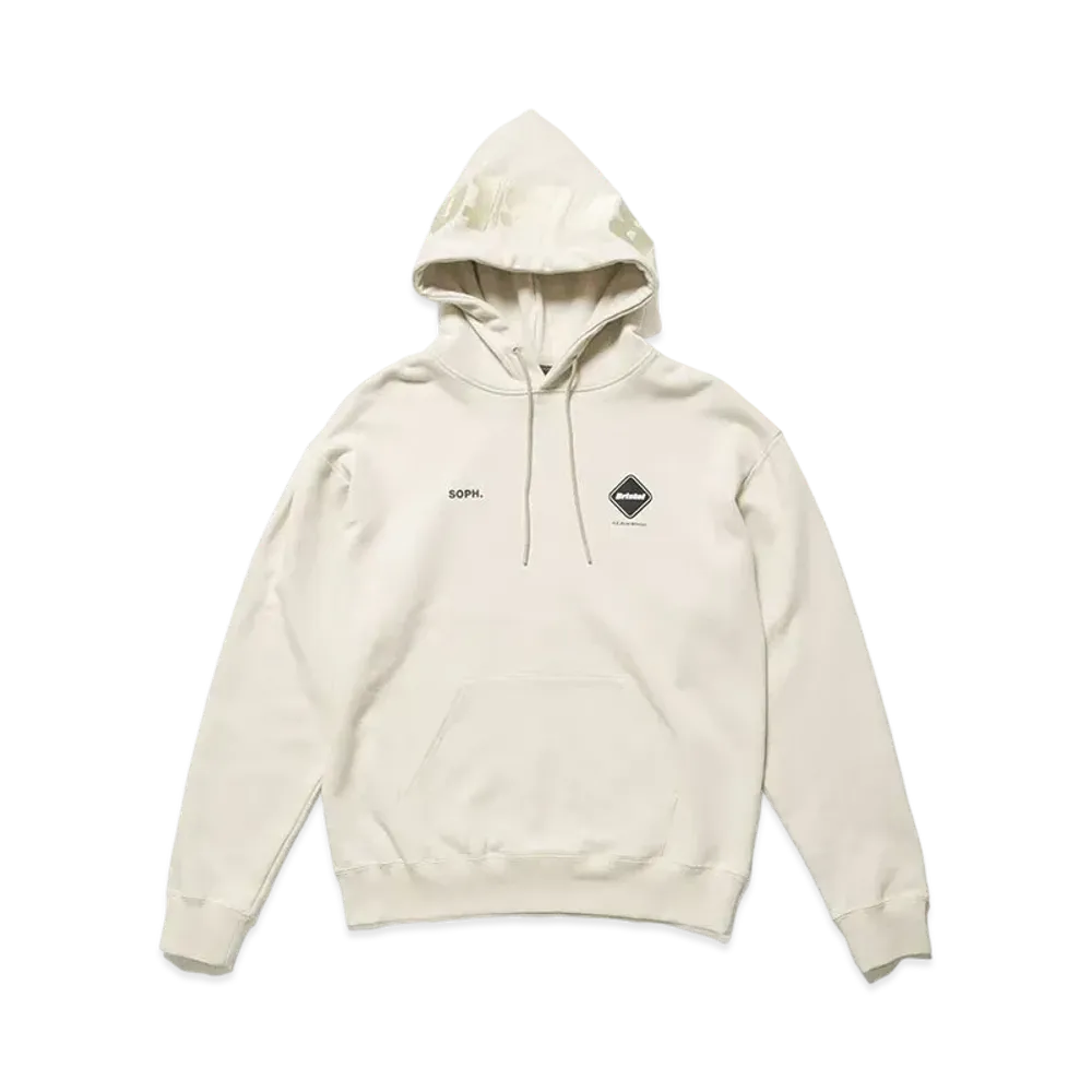 F.C.REAL BRISTOL Hood Logo Team Sweat Hoodie "Beige"