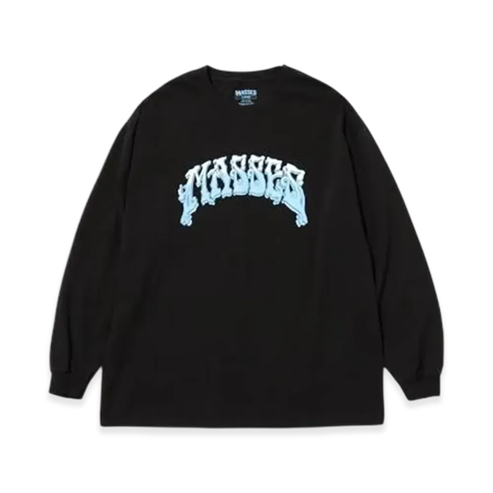 MASSES T-Shirt L/S Joint "Black /Blue"