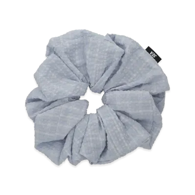 WIND AND SEA Women's Plaid Big Hair Tie "Sax"