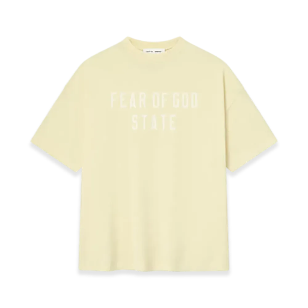 FEAR OF GOD ESSENTIALS 90's Tee "Garden Yellow"