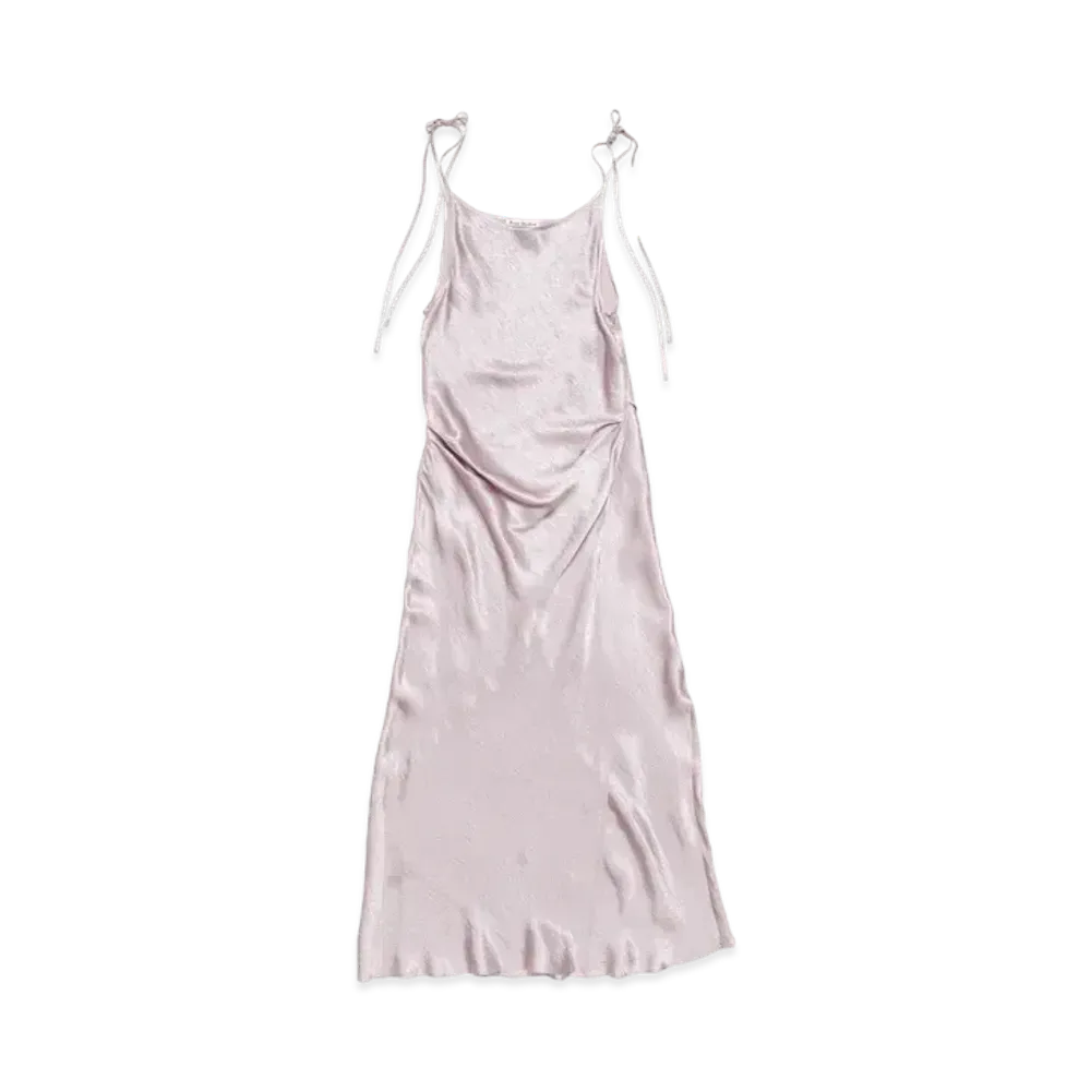 Acne Studios Satin Dress "Light Lilac Purple"