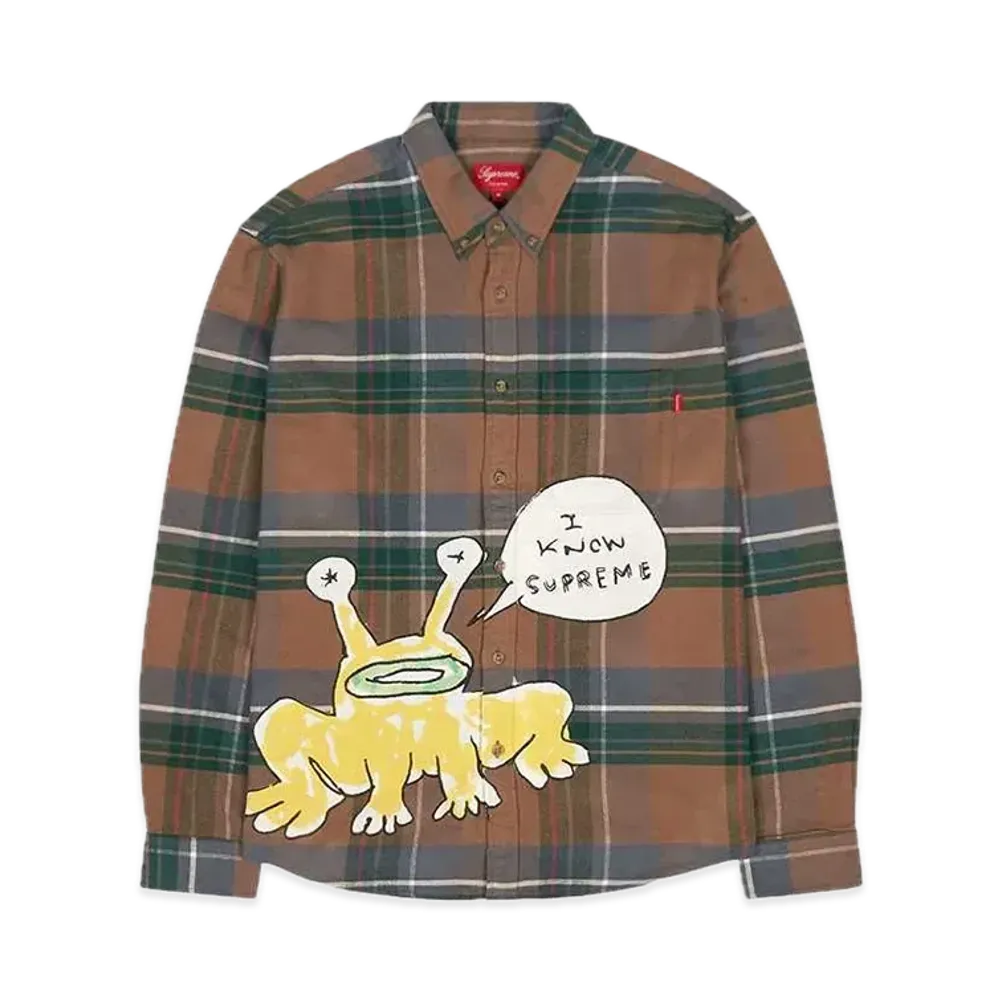 Supreme Plaid Shirt "Tan"