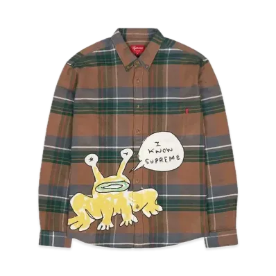 Supreme Plaid Shirt "Tan"