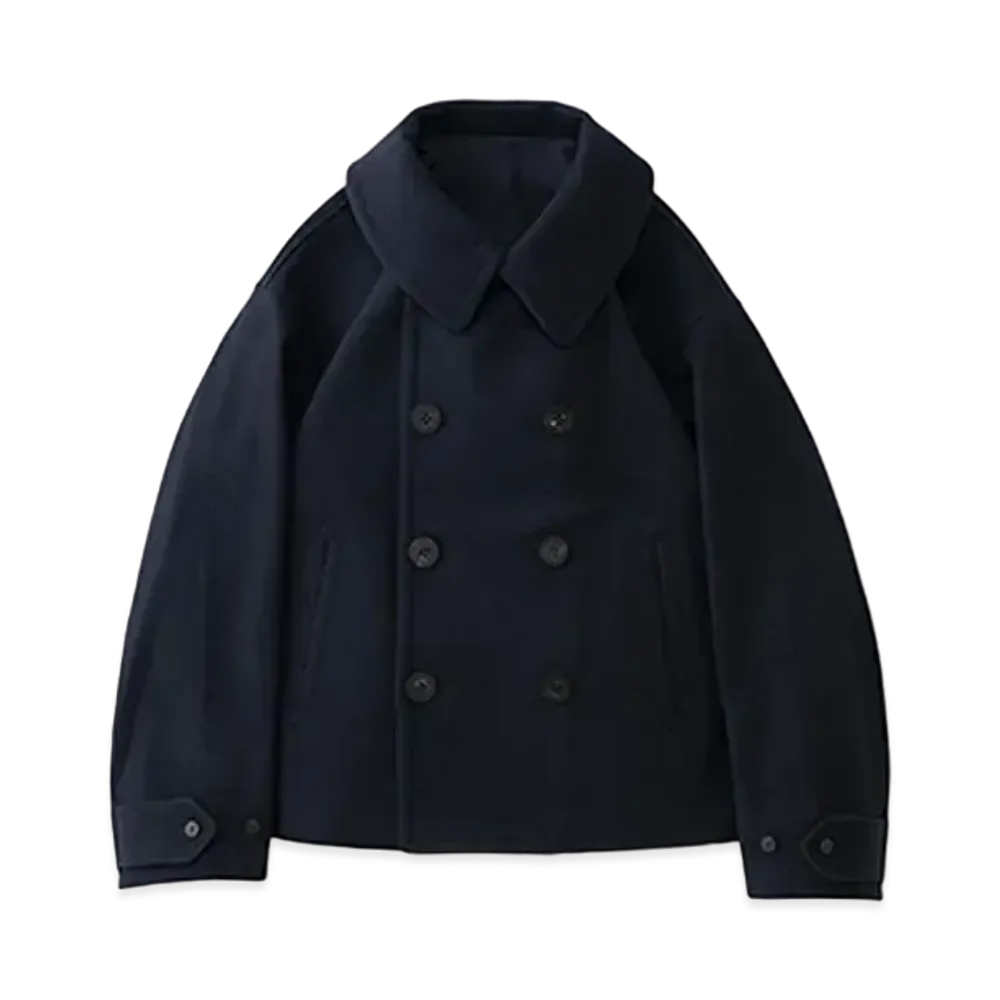 visvim POLLACK P.COAT (MELTON) "Navy"