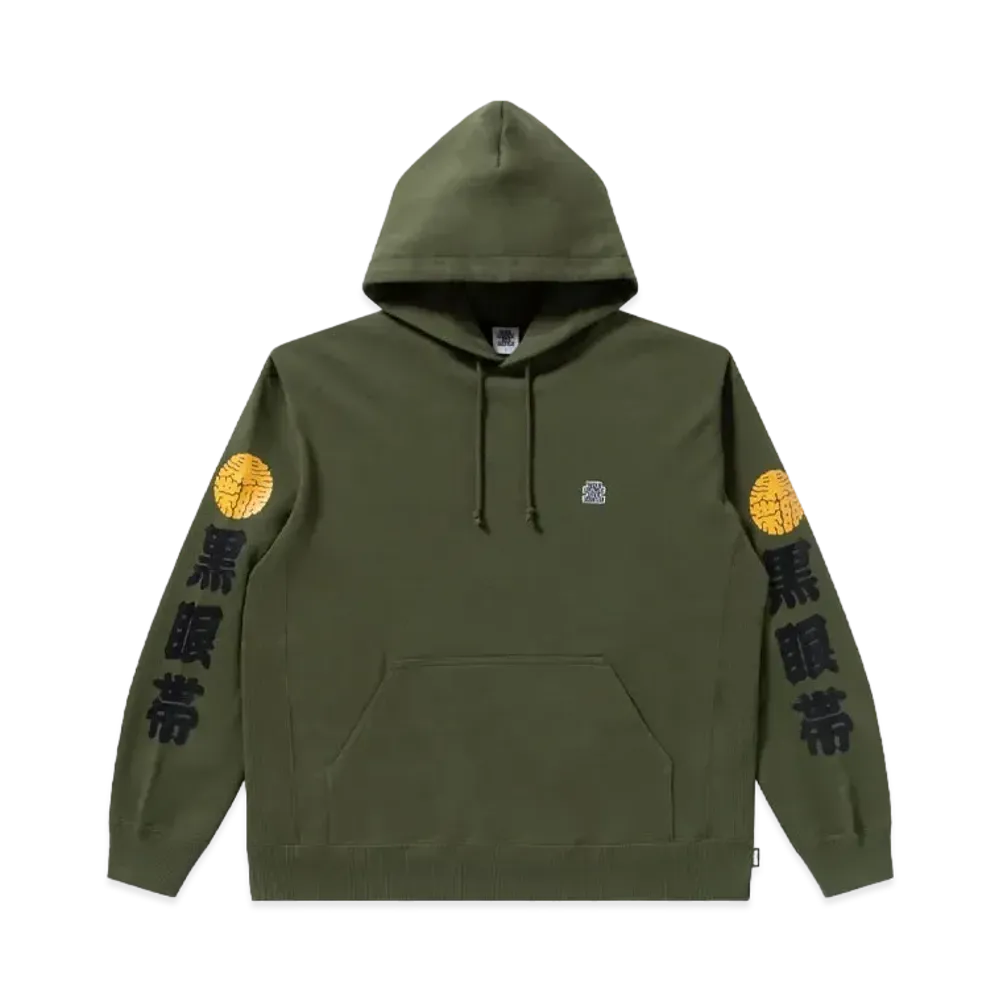 BlackEyePatch OG Label Kamon Hoodie "Olive"