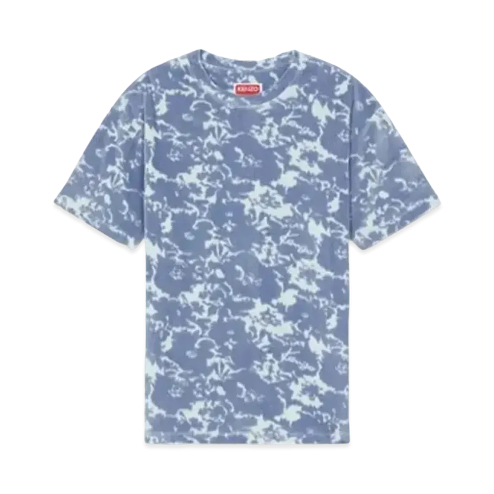 KENZO 'FLOWER CAMO' Oversize Shirt "Midnight Blue"