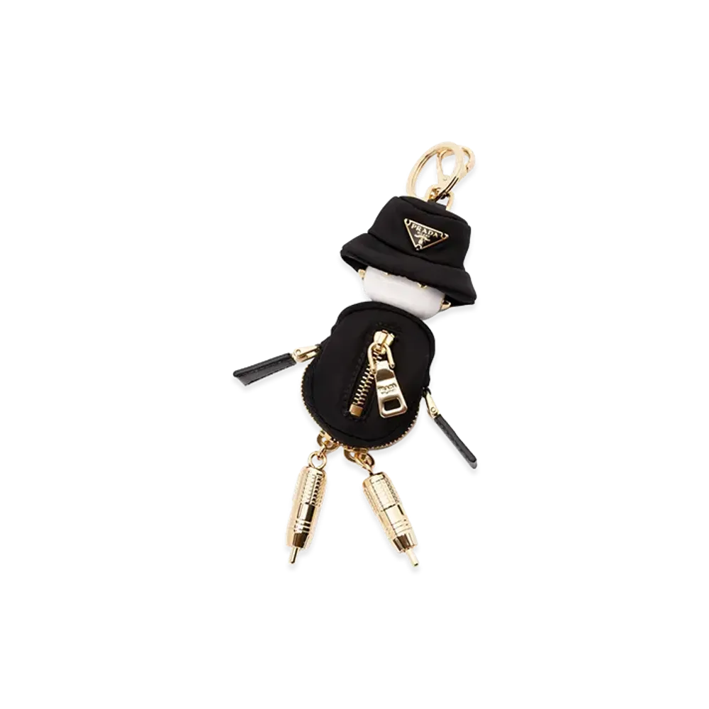 PRADA Women's Soft Robot Keyring "Black"