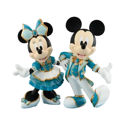 BANDAI "Ichiban Kuji" -<Disney> World of Imagination- Last One Prize Mickey & Minnie Special Figure