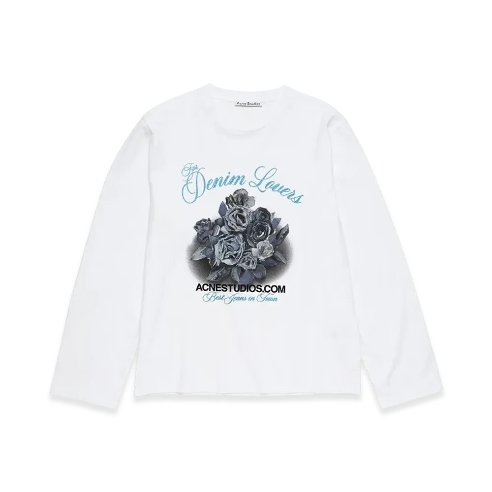 Acne Studios Logo Tee "Optic White"
