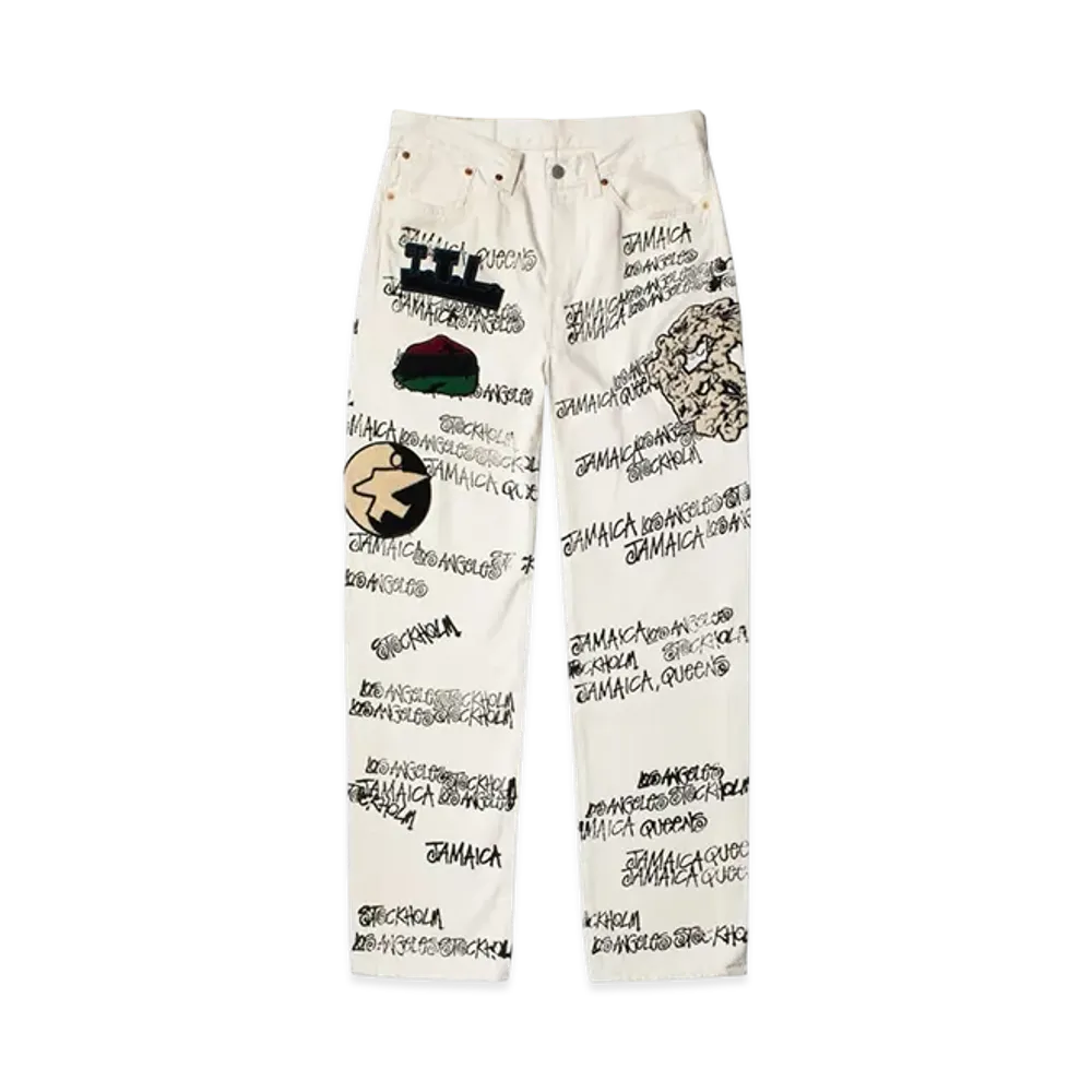 Stussy x Our Legacy x Denim Tears TTL 501 Jean "White"