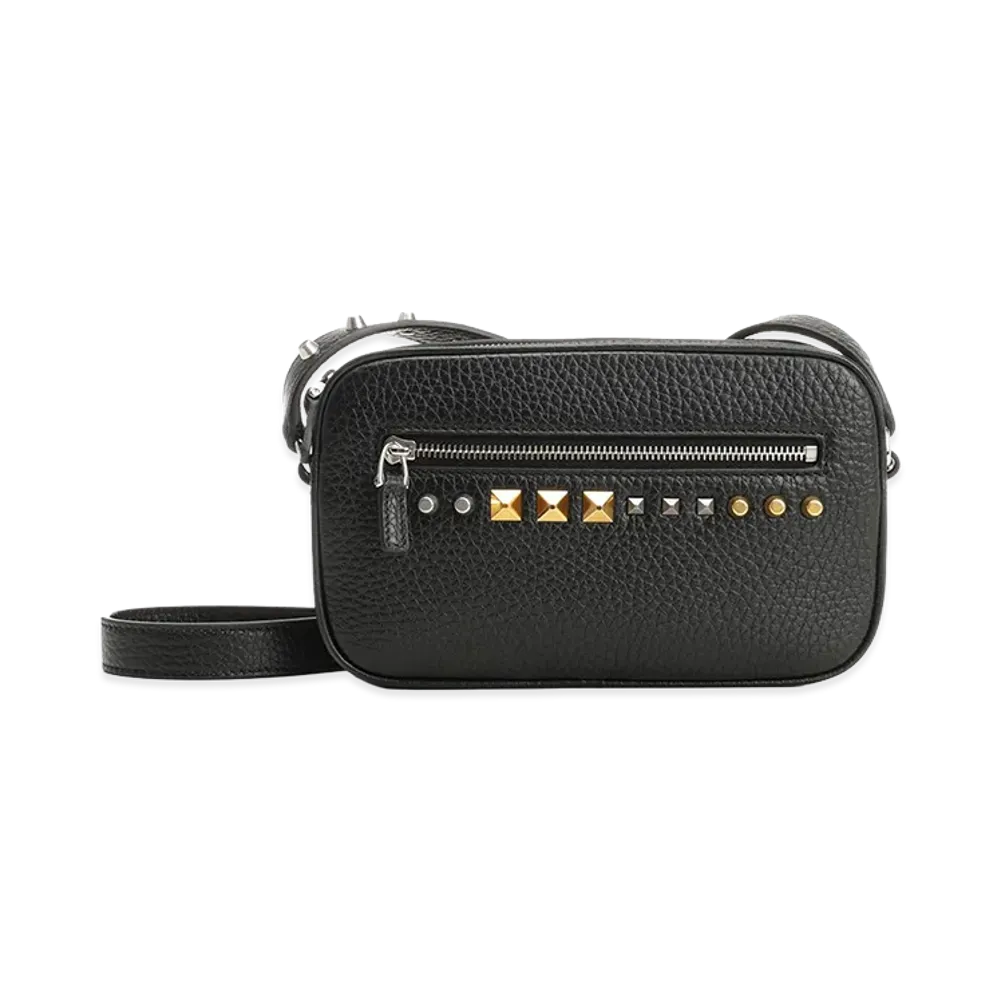 Valentino Leather Clutch Bag "Black"