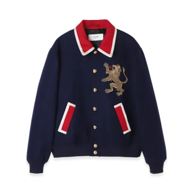 CELINE Teddy Tresse Patch Lion "Royalblue"