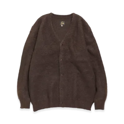 NEEDLES Mohair Cardigan Solid "Dk.Brown"