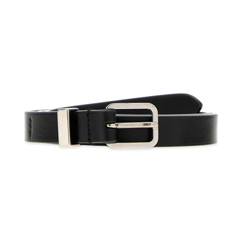 Jil Sander Women's Leather Belt "Black"