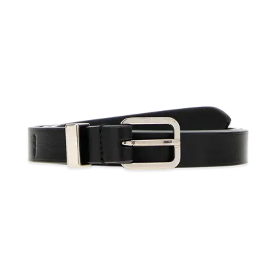 Jil Sander Women's Leather Belt "Black"