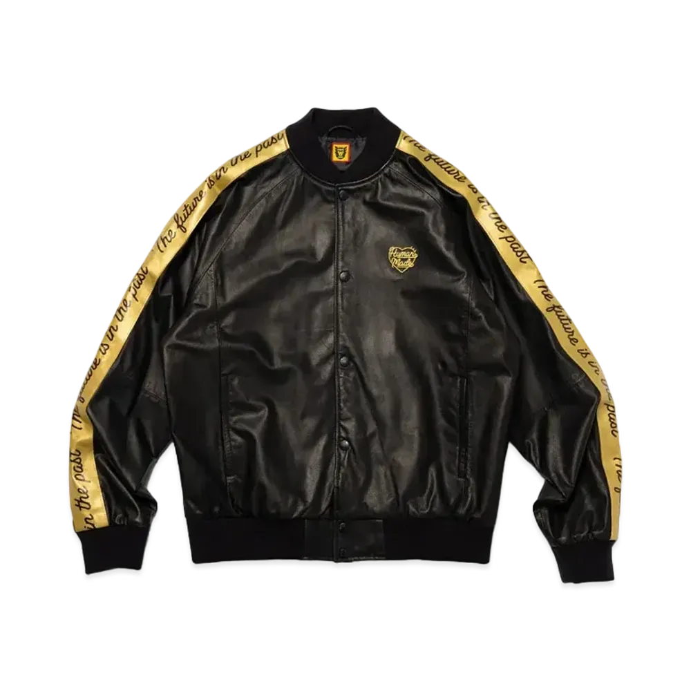 HUMAN MADE Leather Track Jacket "Black"