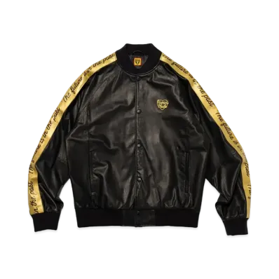 HUMAN MADE Leather Track Jacket "Black"