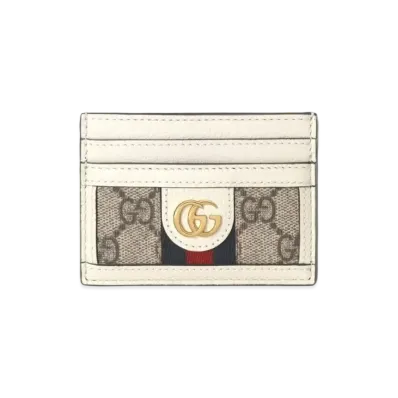 GUCCI Ophidia Card Case "Beige"