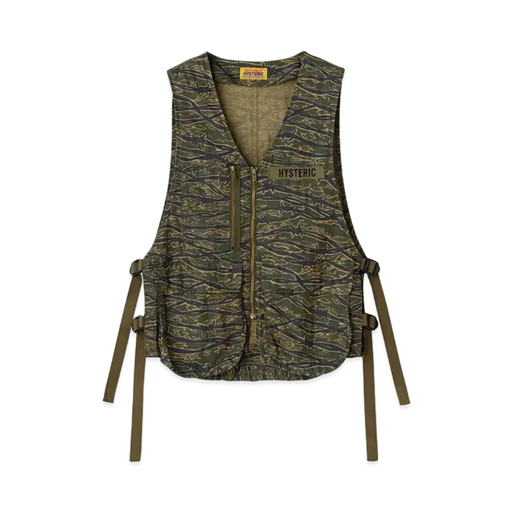 HYSTERIC GLAMOUR Technical Vest "Khaki"