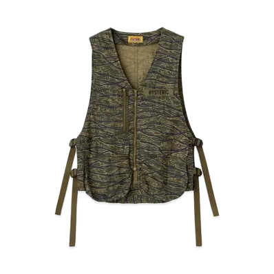 HYSTERIC GLAMOUR Technical Vest "Khaki"