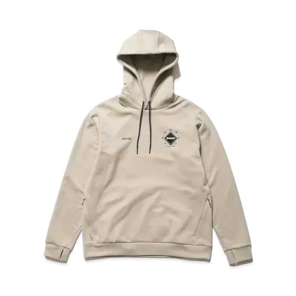 F.C.Real Bristol Polartec Power Stretch Training Hoodie "Beige"