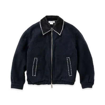 TTT MSW Big Collar Work Jacket W/ Bijou "Black"