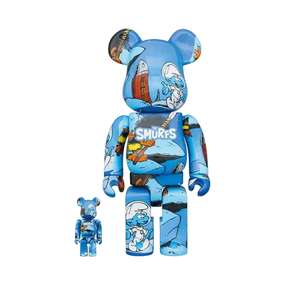 Bearbrick The Smurfs The Astrosmurf 100% & 400%