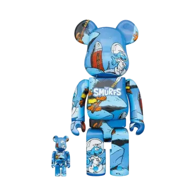 Bearbrick The Smurfs The Astrosmurf 100% & 400%