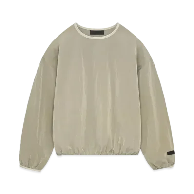 FEAR OF GOD ESSENTIALS Crinkle Nylon Pullover Crewneck "Garden Yellow"