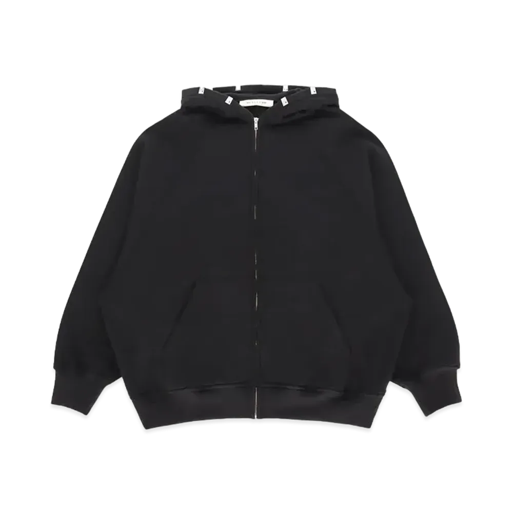 1017 ALYX 9SM Lightercap Hooded Zip Sweatshirt "Black"