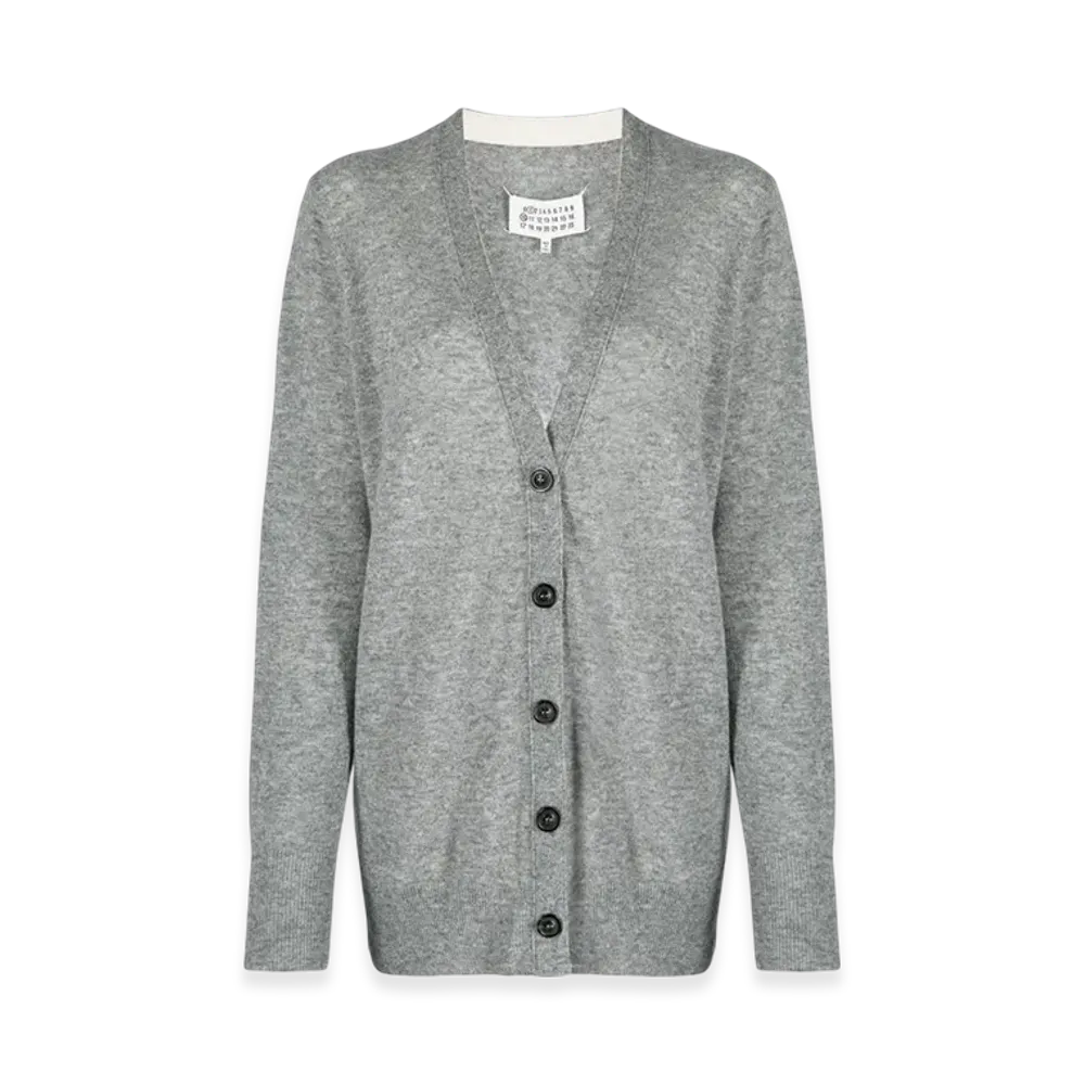 Maison Margiela Women's Lambswool Cardigan "Grey"