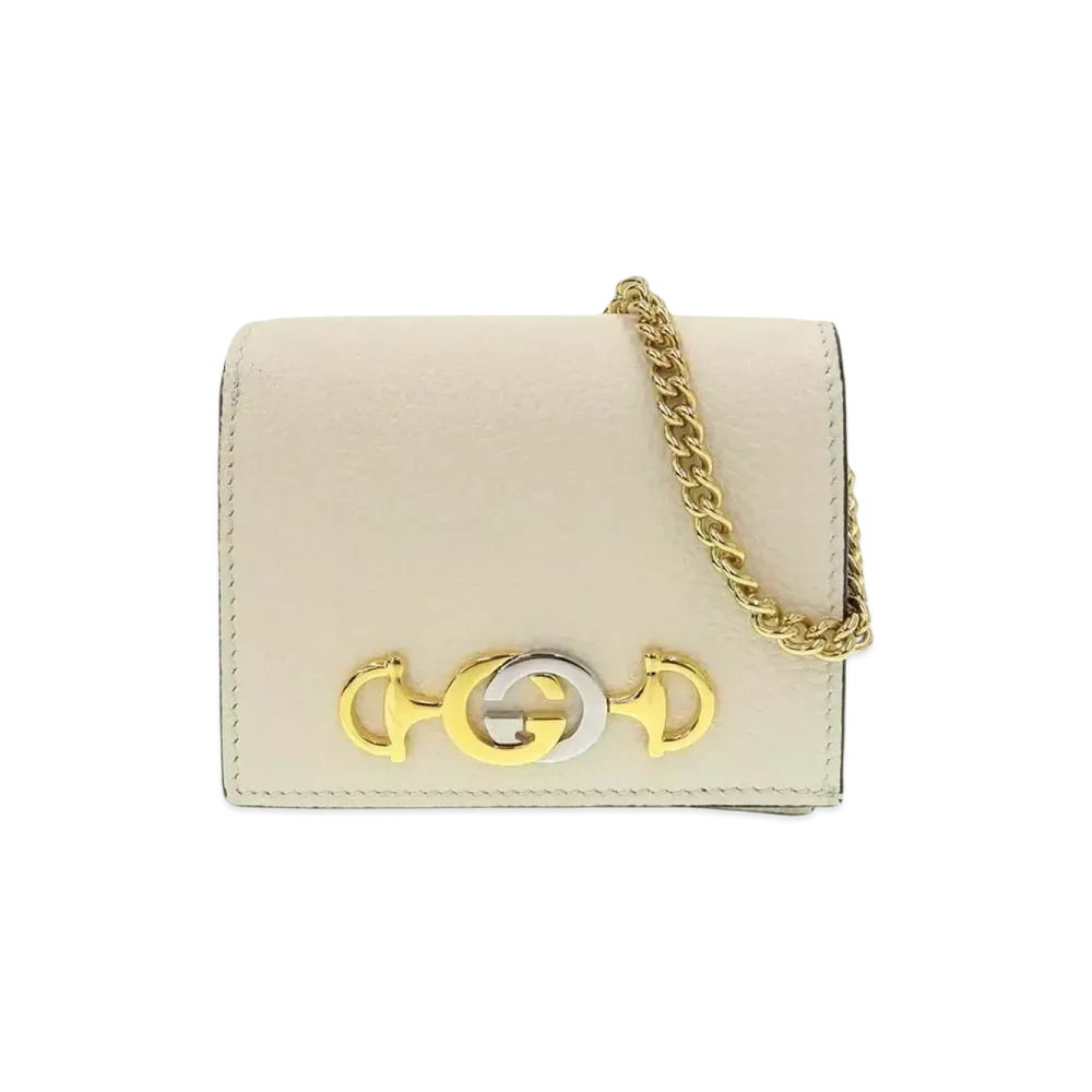 Gucci Zumi Chain Wallet "Ivory"