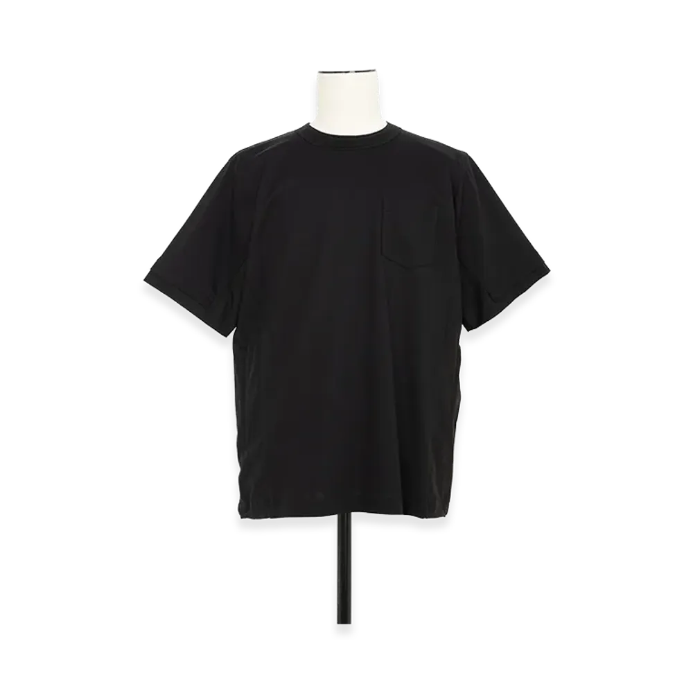 sacai Cotton Typewriter Cotton Jersey T-Shirt "Black"
